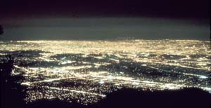 Los Angeles. The human footprint on Earth is evident, even from space. Simple steps can reduce the light pollution that prevents us from fully enjoying the night sky.